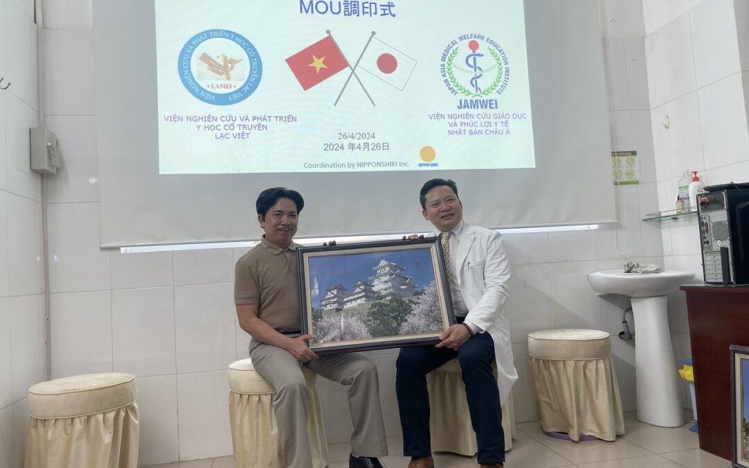 JamweiおよびLac Viet伝統医学研究所は、ホーチミン市において、両機関の協力関係強化を目的としたMOU（業務提携覚書）を締結いたしました。